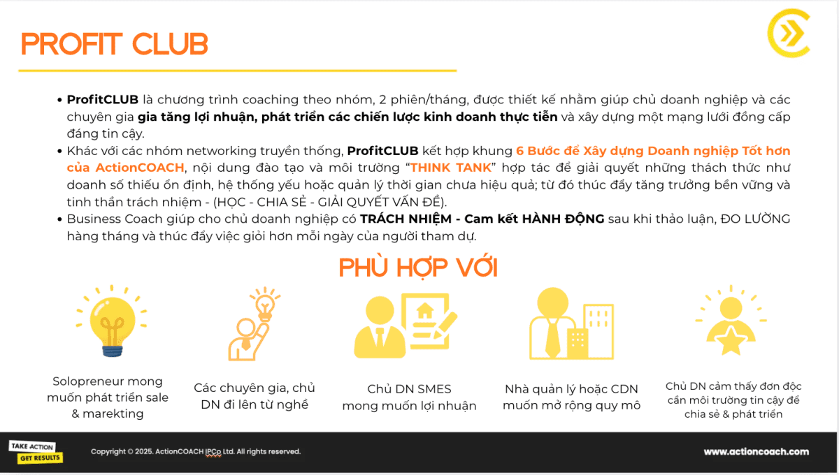 PROFIT CLUB 01 - DNCG THANH HOA